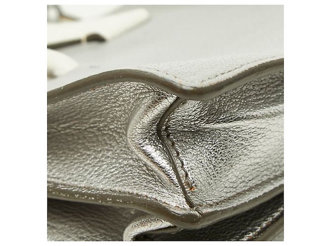 Borsa Miu Miu Madras in Gray e Ivory Marrone Crudo - vista 7