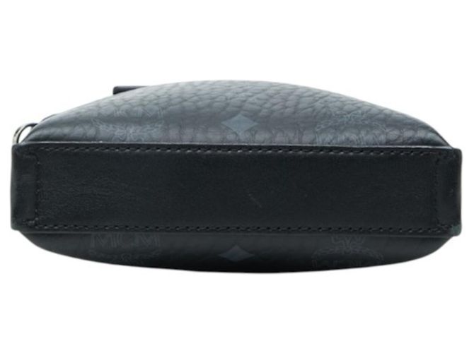 Borsa a tracolla MCM Visetos Logogram Mini Allen Nero - vista 3
