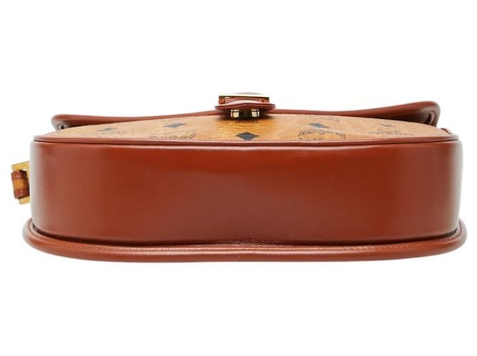 Borsa a tracolla MCM Visetos Logogram Marrone - vista 3