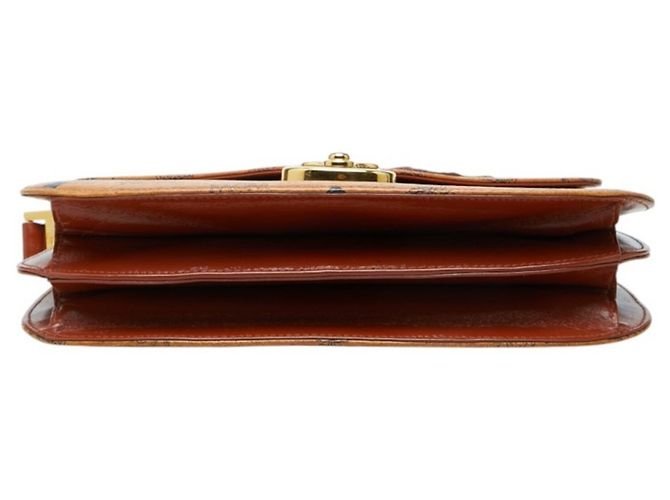 MCM Visetos Logogram Crossbody Shoulder Bag Braun - Ansicht 3