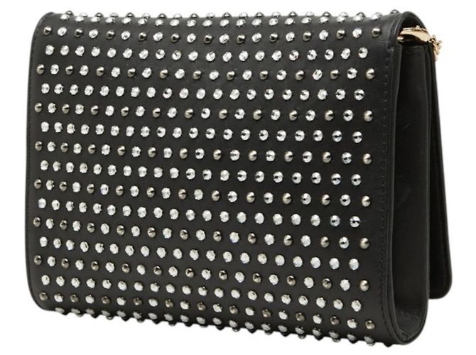 Borsa a tracolla con catena Versace Medusa Crystal Palazzo Evening Nero - vista 2