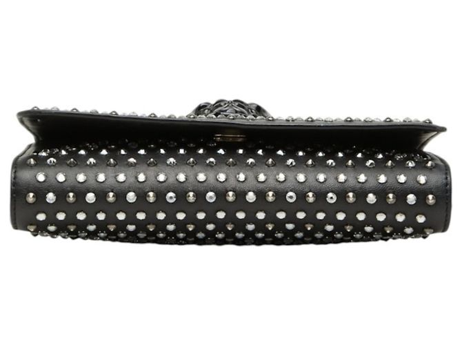 Borsa a tracolla con catena Versace Medusa Crystal Palazzo Evening Nero - vista 3