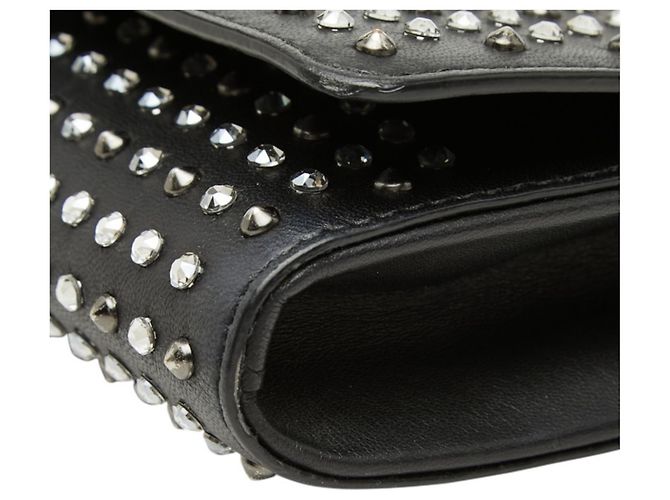 Borsa a tracolla con catena Versace Medusa Crystal Palazzo Evening Nero - vista 4