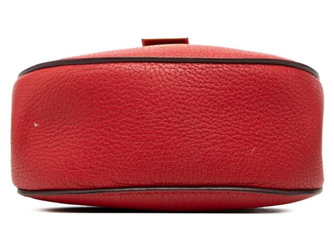 Bolsa de Ombro com Corrente Chloé Drew Mini Vermelho Dourado - vista 3