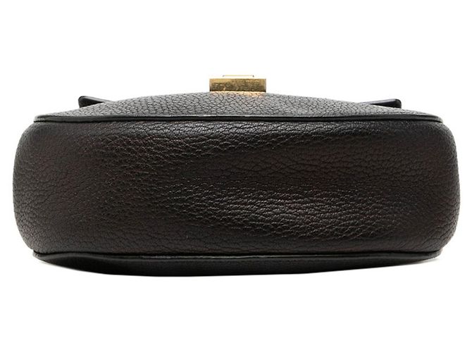 Borsa a tracolla con catena Chloé Drew Nero - vista 3