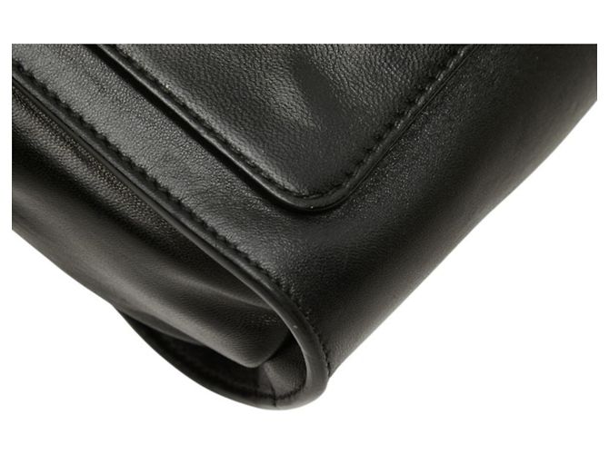 Bolso bandolera con cadena Chloé Chloe ELLE Negro Dorado - vista 7