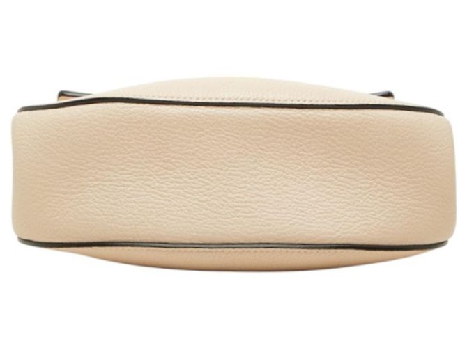 Chloé Chloe Drew Medium Chain Shoulder Bag Rosa Beige - vista 3