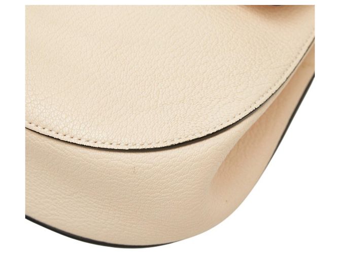 Chloé Chloe Drew Medium Chain Shoulder Bag Rosa Beige - vista 4