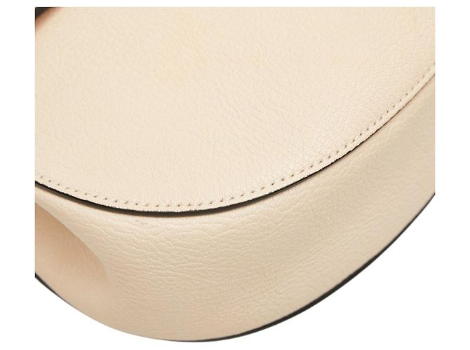 Chloé Chloe Drew Medium Chain Shoulder Bag Rosa Beige - vista 5