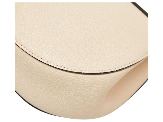 Chloé Chloe Drew Medium Chain Shoulder Bag Rosa Beige - vista 6