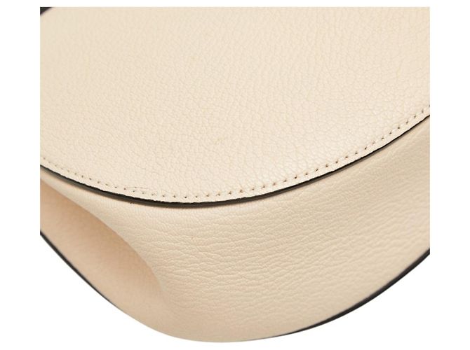 Chloé Chloe Drew Medium Chain Shoulder Bag Rosa Beige - vista 7
