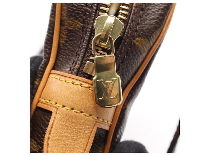 Borsa a tracolla Louis Vuitton Marly Bandoulière Marrone Monogramma - vista 11