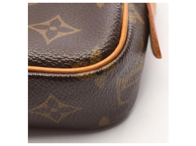 Borsa a tracolla Louis Vuitton Marly Bandoulière Marrone Monogramma - vista 7