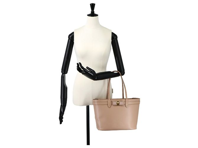 Borsa Tote Salvatore Ferragamo Vara Ribbon Rosa - vista 10