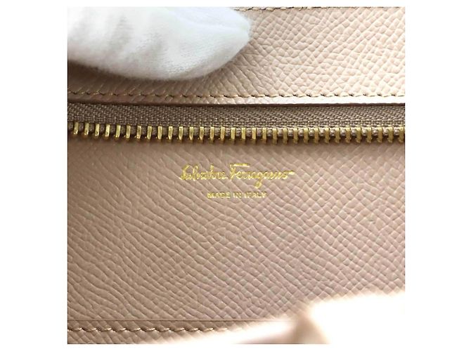 Borsa Tote Salvatore Ferragamo Vara Ribbon Rosa - vista 8