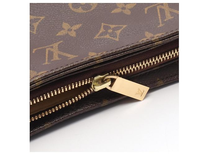 Bolsa de Ombro Louis Vuitton Looping MM Marrom Monograma - vista 10