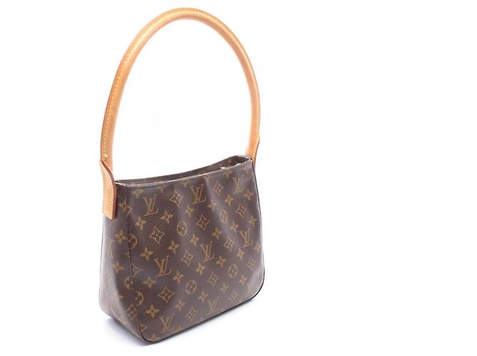 Bolsa de Ombro Louis Vuitton Looping MM Marrom Monograma - vista 2