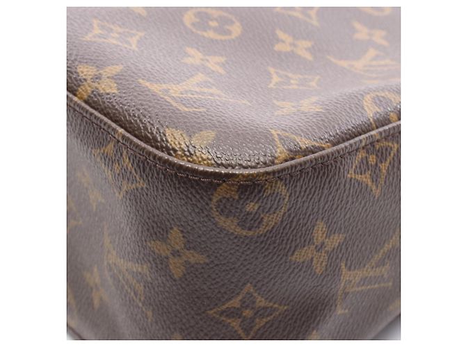Bolsa de Ombro Louis Vuitton Looping MM Marrom Monograma - vista 8