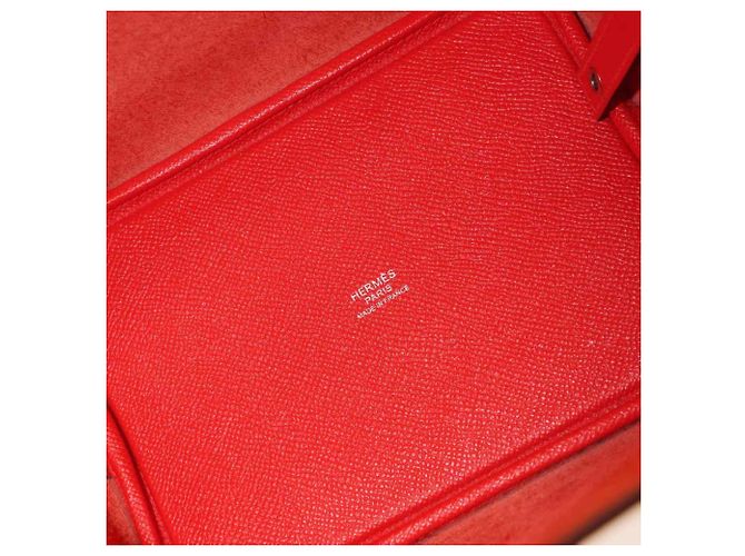 Autre Marque Borsa Piko Hermes Picotin Lock 18 PM Tressage Rosso - vista 8