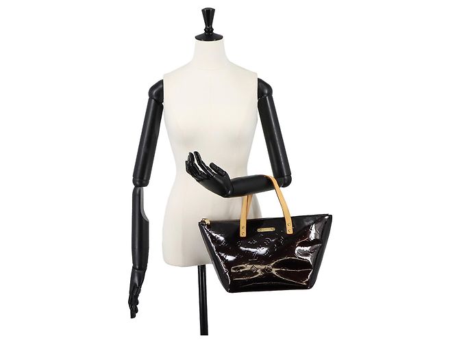 Louis Vuitton Monogram Vernis Bellevue PM Tote Handtasche Bordeaux Monogramm - Ansicht 9