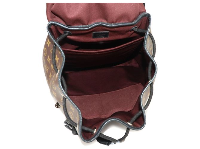 Mochila Louis Vuitton Monogram Macassar Zack Castaño Negro Monograma - vista 5