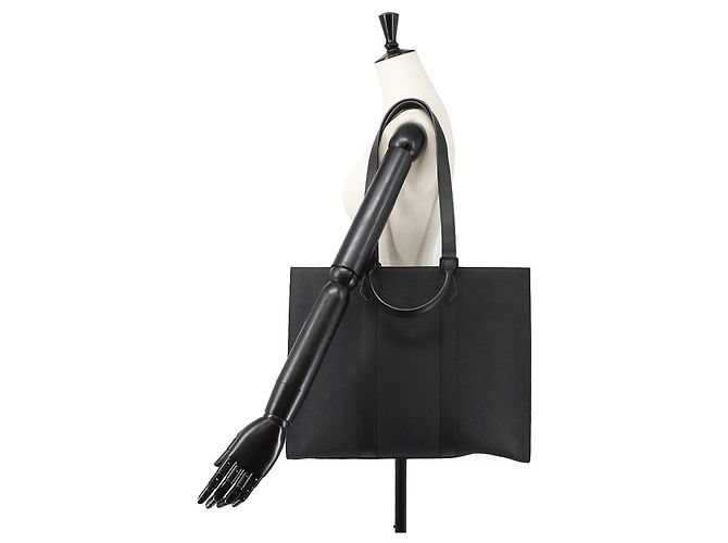 Sac à main Louis Vuitton Monogram Taurillon Sac Plat Noir Monogramme - vue 10
