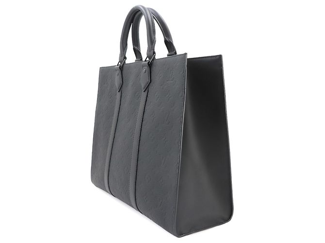 Sac à main Louis Vuitton Monogram Taurillon Sac Plat Noir Monogramme - vue 3