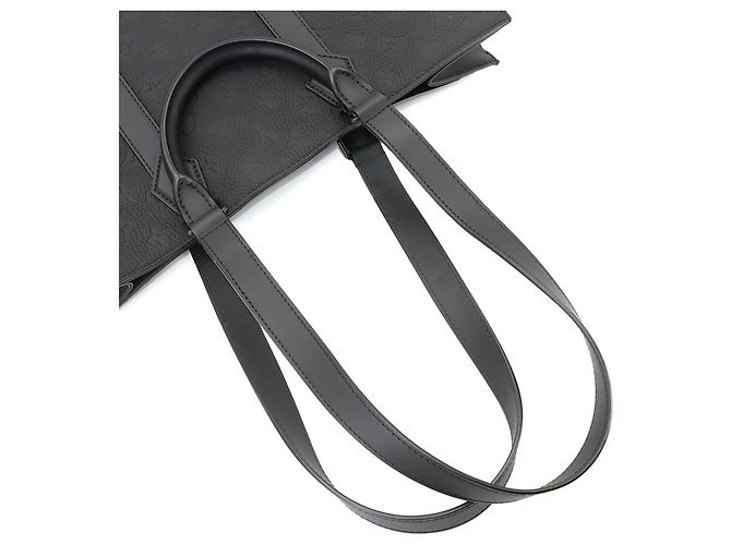Sac à main Louis Vuitton Monogram Taurillon Sac Plat Noir Monogramme - vue 5