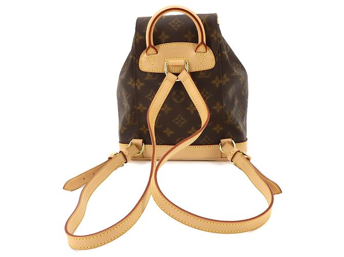 Louis Vuitton Mini Montsouris Monogram Backpack Brown - view 3