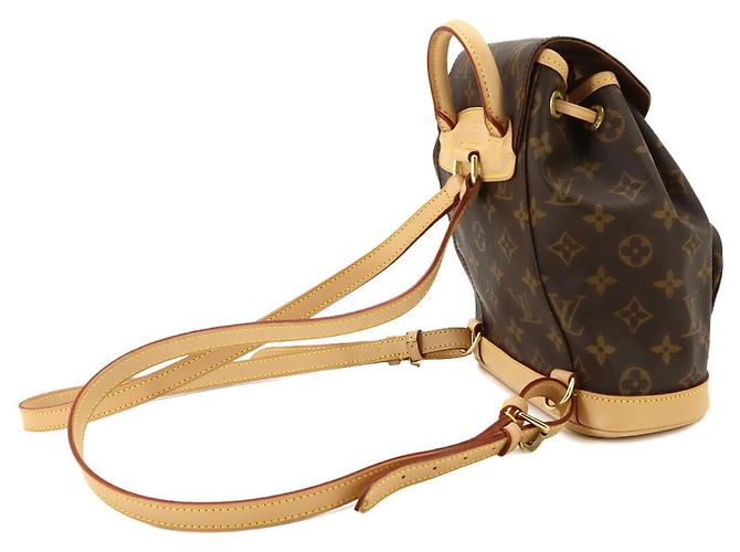 Louis Vuitton Mini Montsouris Monogram Backpack Brown - view 4