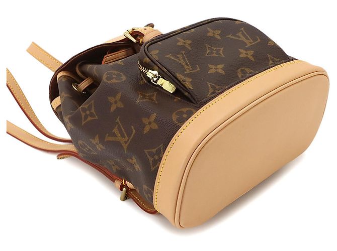 Louis Vuitton Mini Montsouris Monogram Backpack Brown - view 5