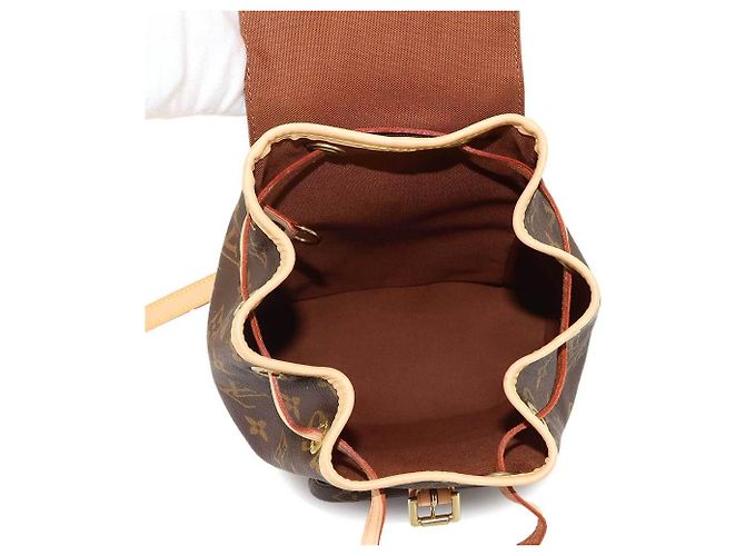 Louis Vuitton Mini Montsouris Monogram Backpack Brown - view 6