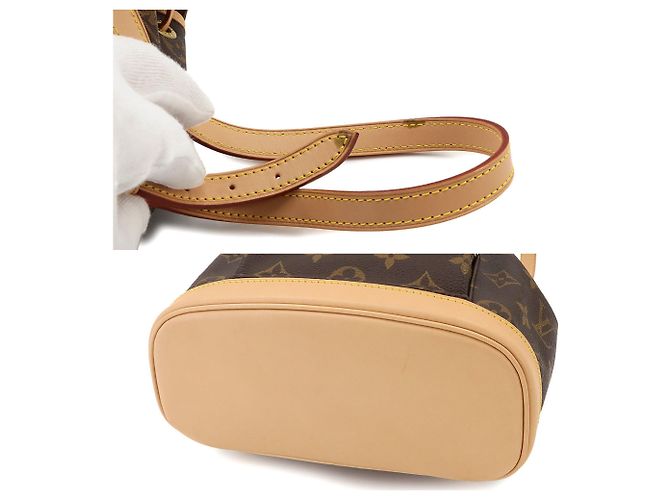 Louis Vuitton Mini Montsouris Monogram Backpack Brown - view 8