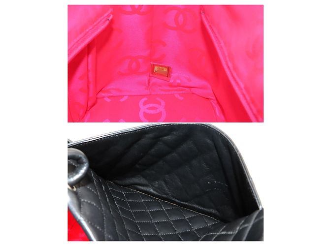 Borsa tote grande Chanel Cambon Line Nero - vista 8