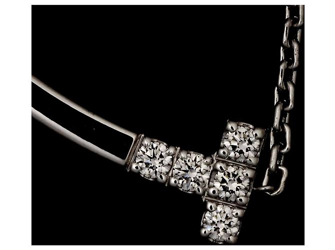 Autre Marque Collana Tiffany & Co. T Smile con diamanti D'oro - vista 7