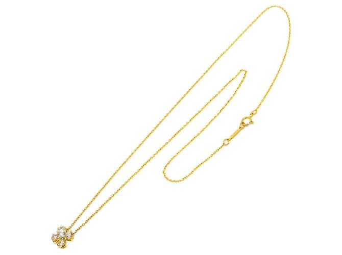 Autre Marque Collana Tiffany & Co. in oro giallo 18K e diamanti D'oro - vista 2
