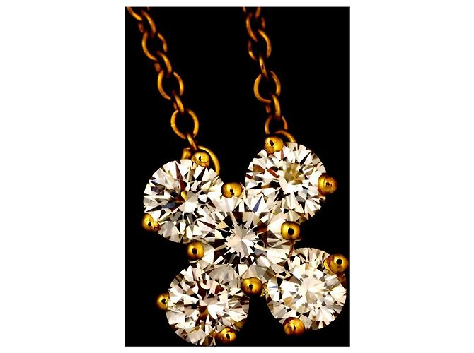 Autre Marque Collana Tiffany & Co. in oro giallo 18K e diamanti D'oro - vista 6