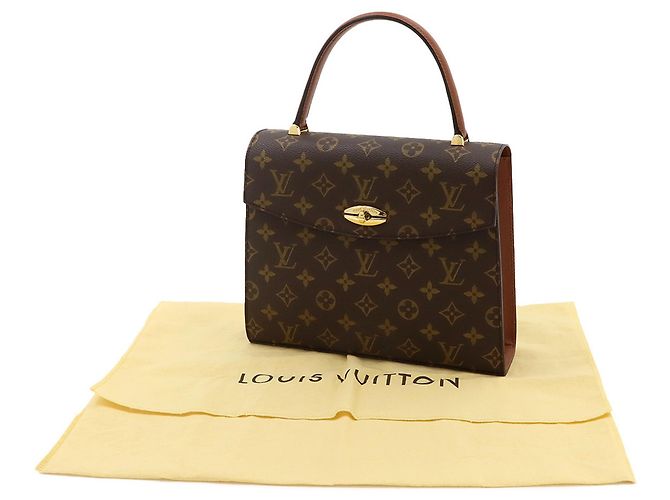 Borsa Louis Vuitton Monogram Malesherbes Marrone Monogramma - vista 2