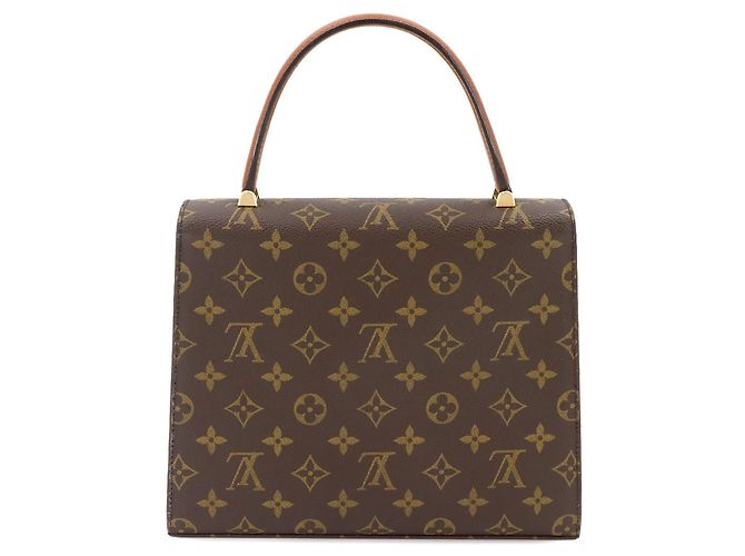 Borsa Louis Vuitton Monogram Malesherbes Marrone Monogramma - vista 3