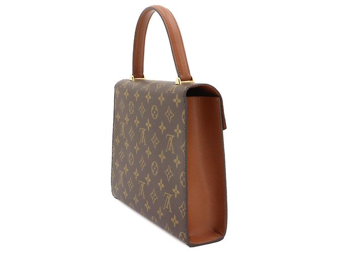 Borsa Louis Vuitton Monogram Malesherbes Marrone Monogramma - vista 4