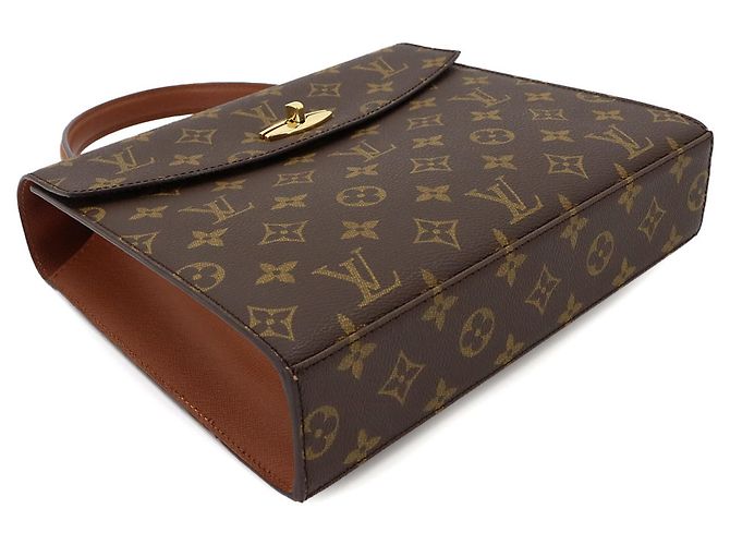 Borsa Louis Vuitton Monogram Malesherbes Marrone Monogramma - vista 5