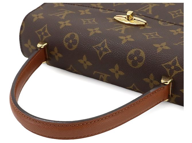 Borsa Louis Vuitton Monogram Malesherbes Marrone Monogramma - vista 6