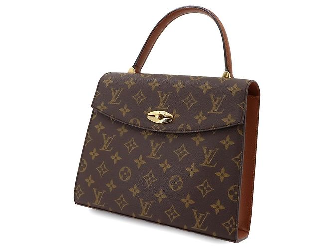 Borsa Louis Vuitton Monogram Malesherbes Marrone Monogramma - vista 9