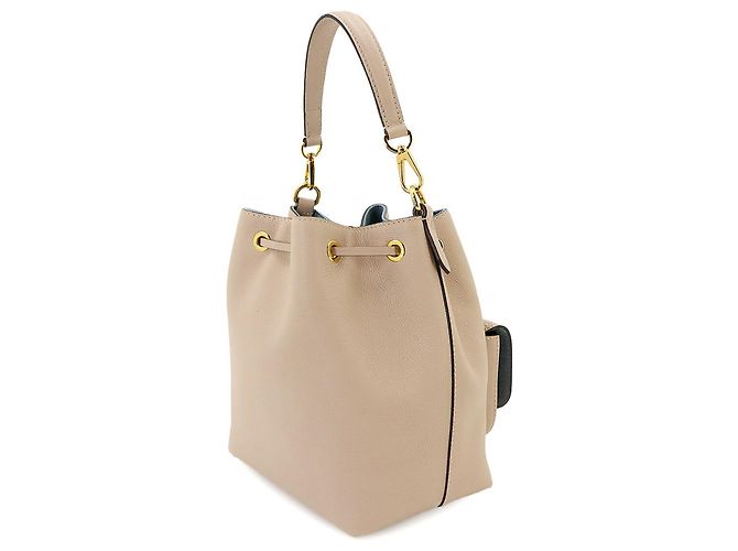 Louis Vuitton Lock Me Bucket Handtasche Grau - Ansicht 3