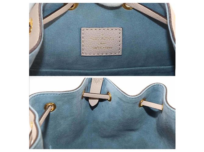 Louis Vuitton Lock Me Bucket Handtasche Grau - Ansicht 7