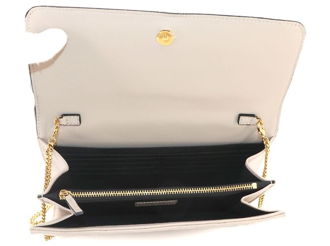 Bolsa de ombro acolchoada Versace Medusa Bege Dourado - vista 7