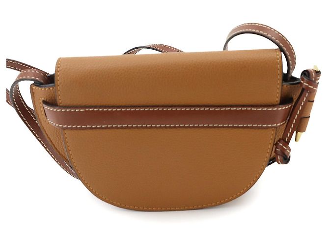 Bolso de hombro Loewe Mini Gate Dual Castaño - vista 2