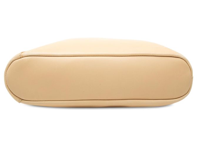 Borsa a tracolla Gucci in pelle di vitello beige - vista 3