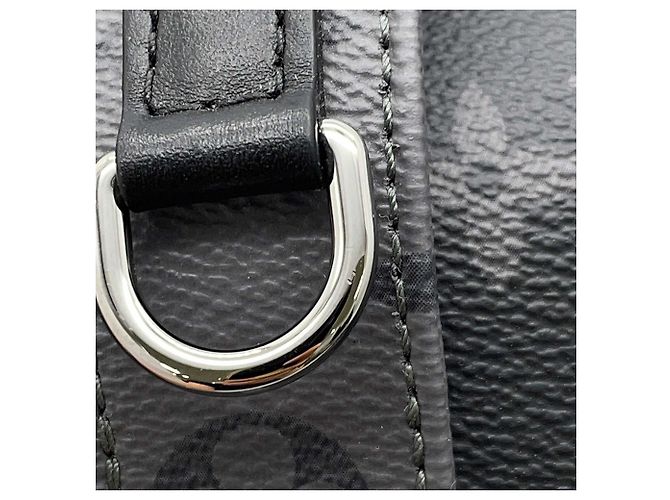Louis Vuitton Black Monogram Eclipse Cabas Zippe GM Nero - vista 10