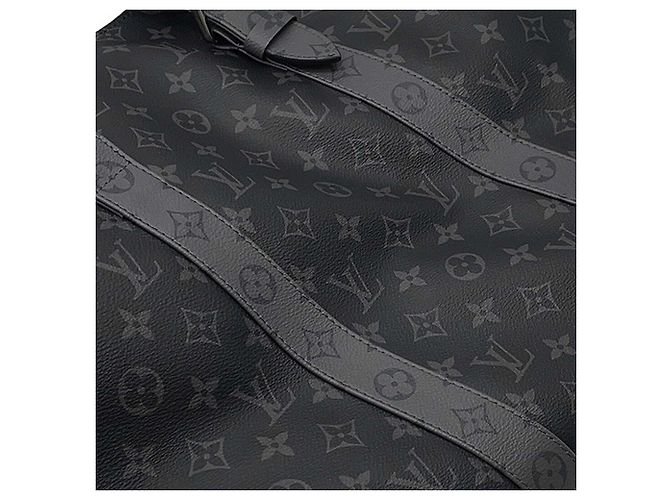 Louis Vuitton Black Monogram Eclipse Cabas Zippe GM Nero - vista 11